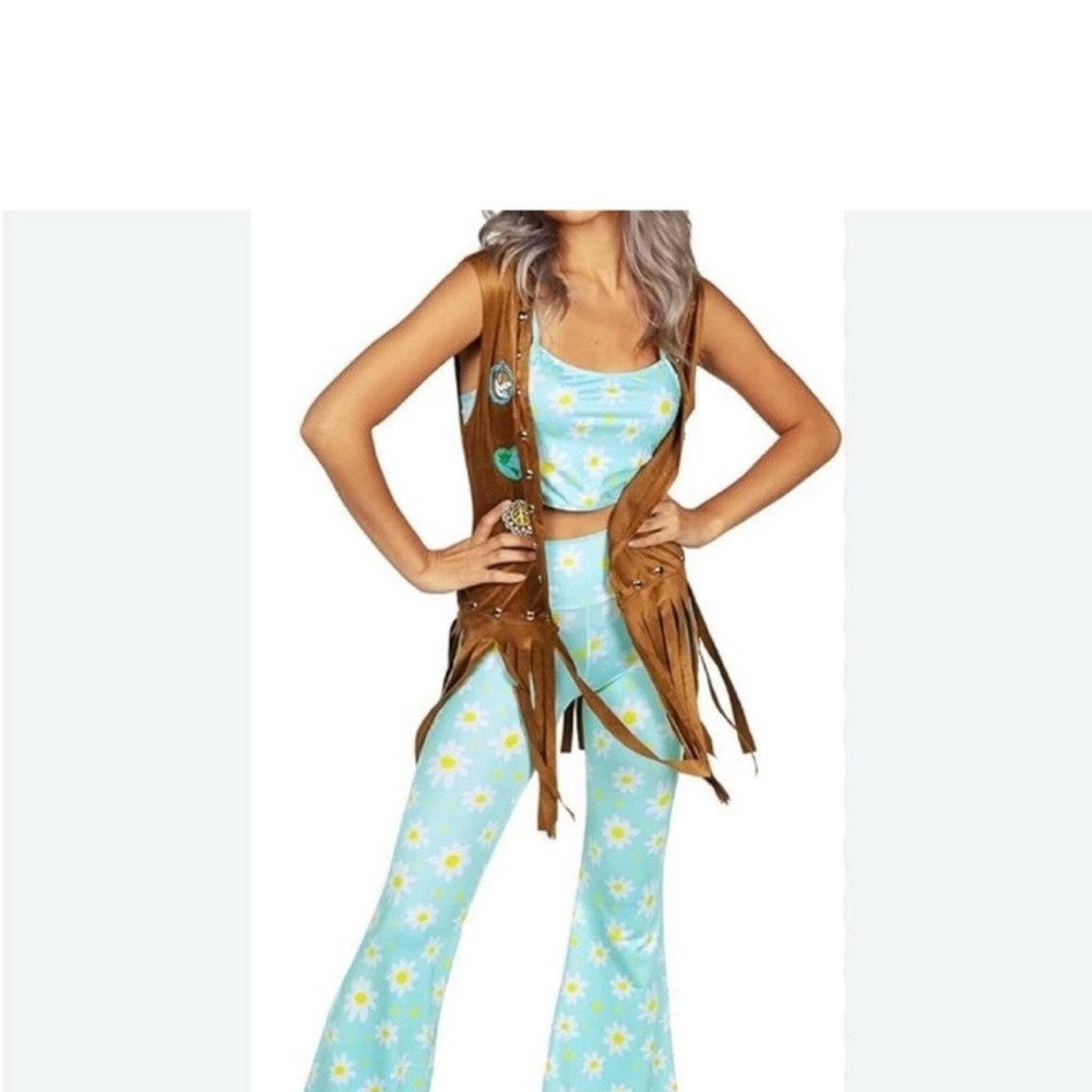 Tipsy Elves Light Blue hippie costume